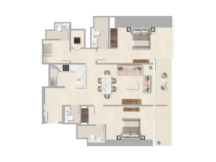 Sobha SkyParks, Дубай | Элитные апартаменты на Sheikh Zayed Road