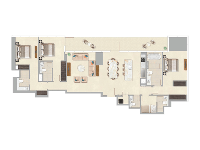 Sobha SkyParks, Дубай | Элитные апартаменты на Sheikh Zayed Road