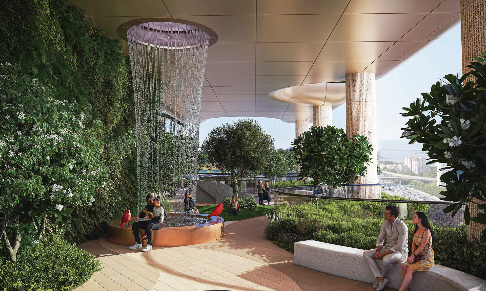 Благоустройство Sobha SkyParks