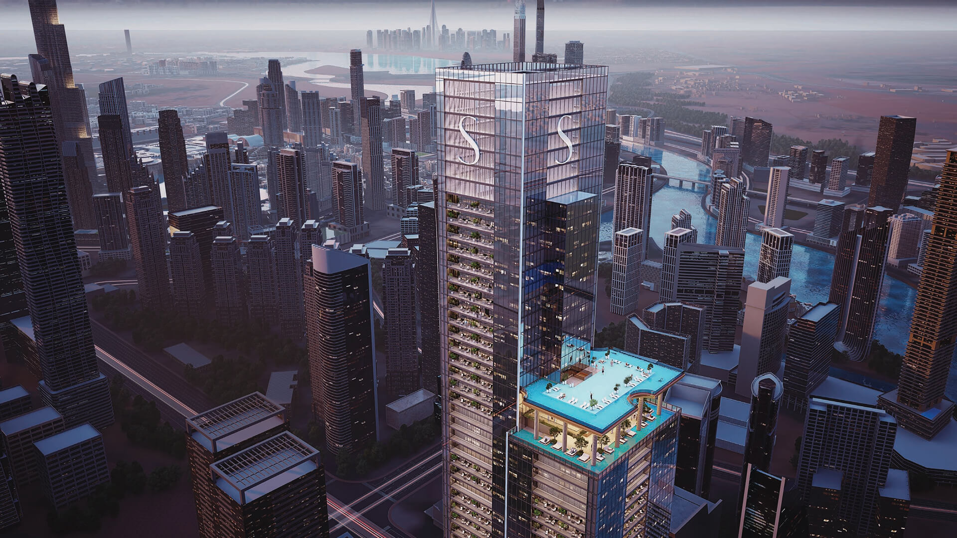 Расположение Sobha SkyParks